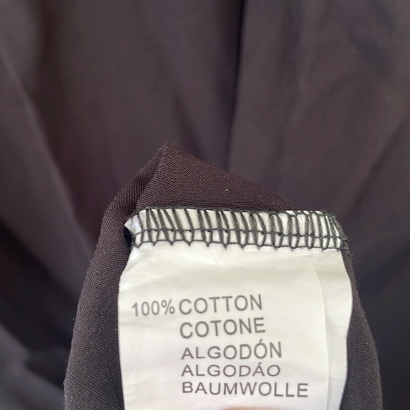 Airisa Women’s Black V-Neck Flutter Sleeve Tiered Cotton Midi Dress Sundress M/L - Picture 8 of 14